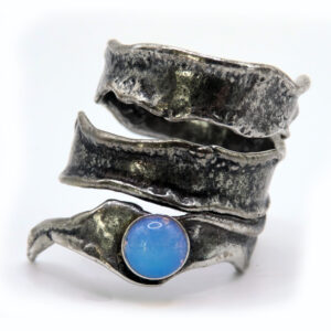 Glacier Stream Silver Ring